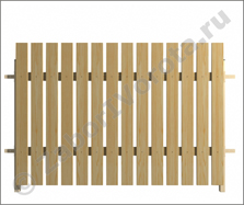 Забор деревянный штакетник №3 h=1,8 м